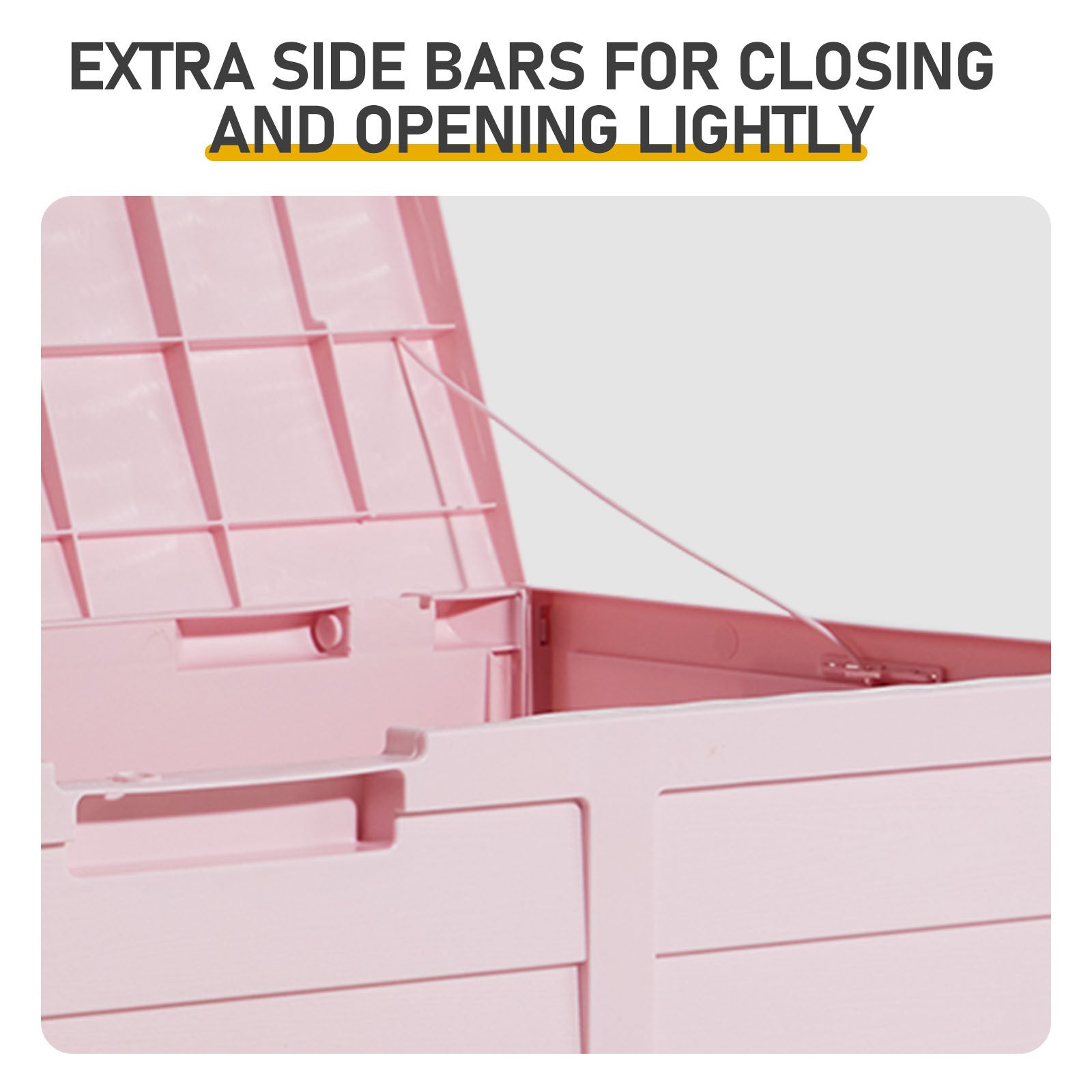 Plastic Outdoor Yard Storage Box – Weatherproof Garden Storage