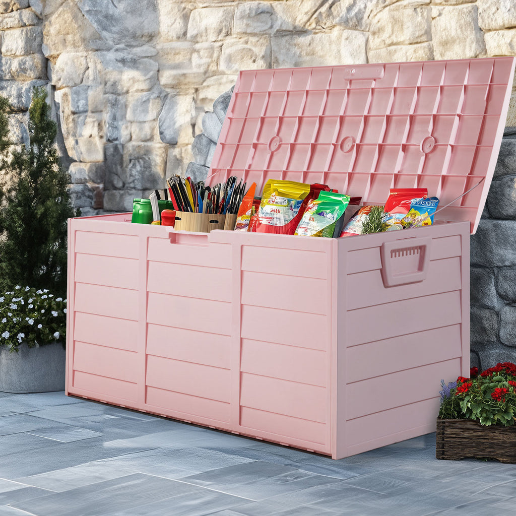 Plastic Outdoor Yard Storage Box – Weatherproof Garden Storage