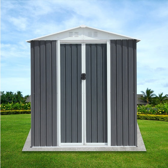 6 X 4 Ft Gold Frame Steel Outdoor Storage Shed