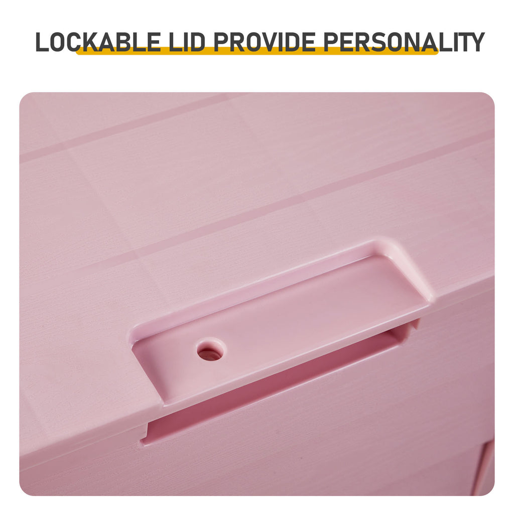 Plastic Outdoor Yard Storage Box – Weatherproof Garden Storage